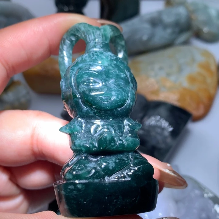 翡翠未镶嵌颈饰保真天然A货翡翠