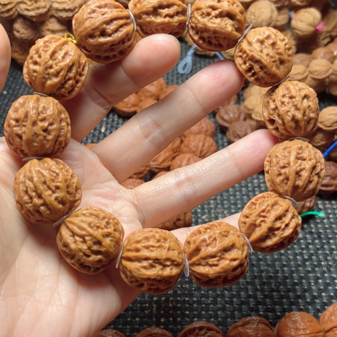 开***鸽文玩核桃手串八棱手持