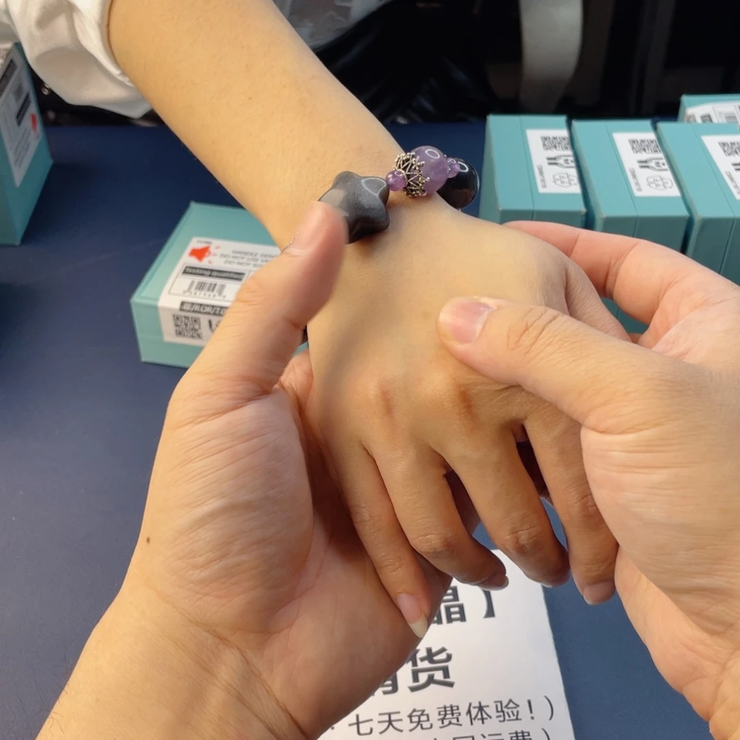 手链水晶银S925镶嵌