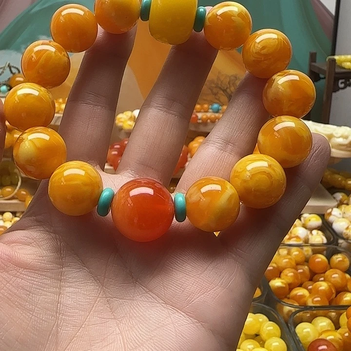 风***丽树脂非金属老蜡的16的搭配一串