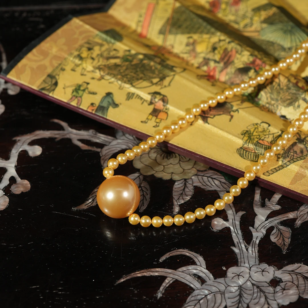 2.25香港王老板-珍珠贝项链5t93