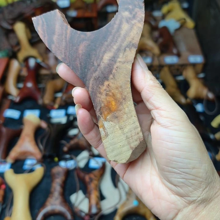 木非洲小叶紫檀变异炫彩直板弓坯