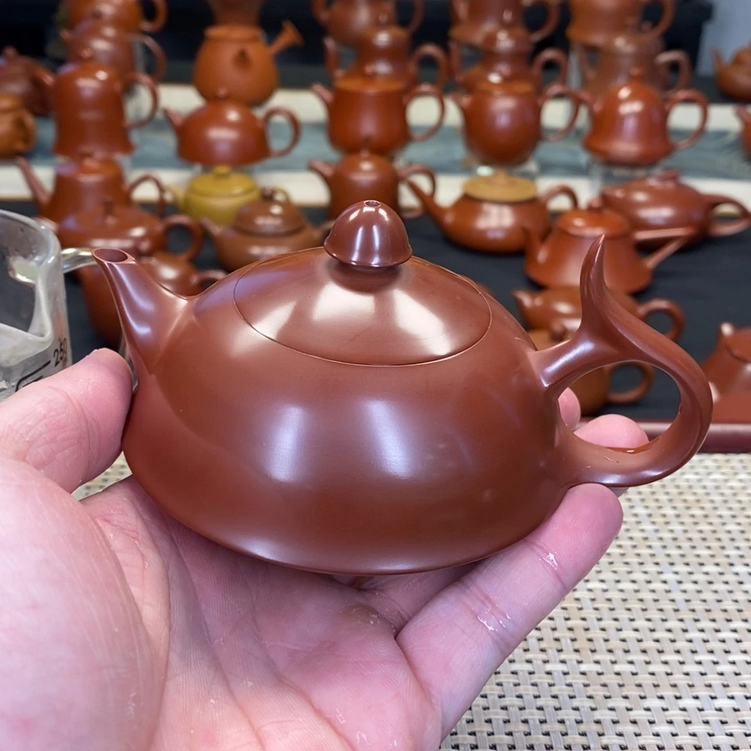 紫砂茶壶奋***搏潮州手拉壶