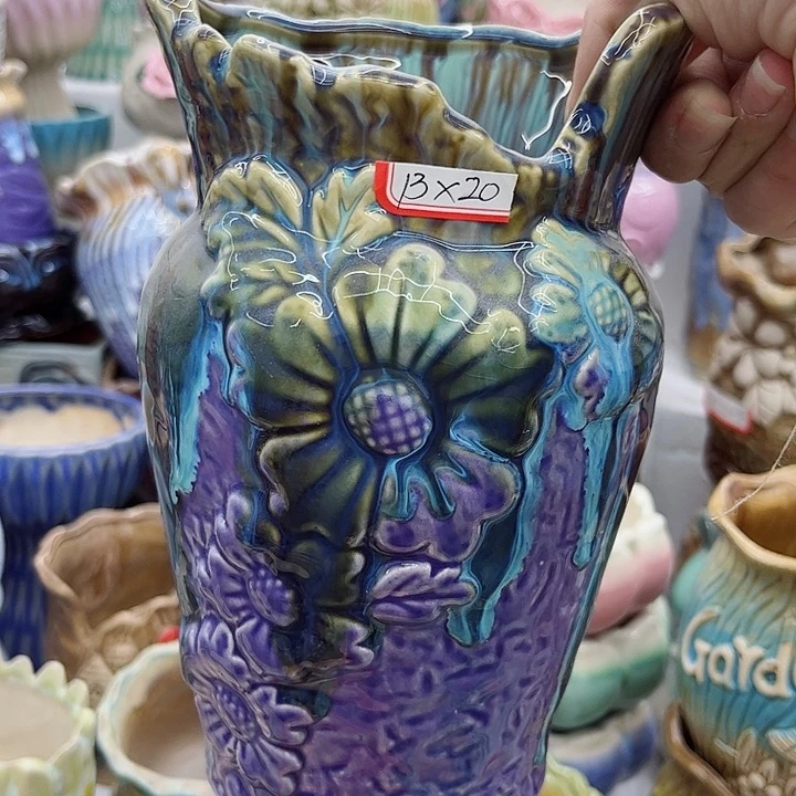 多肉绿植陶瓷花盆9.9包邮，有孔