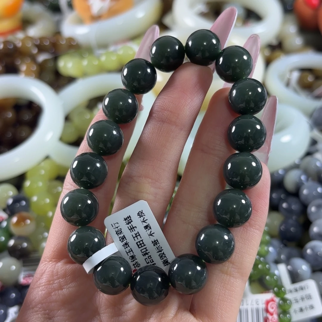 和田玉未镶嵌手链393