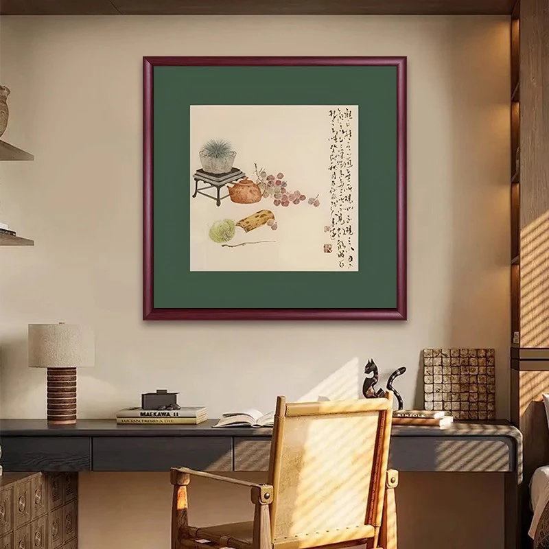 【50*50】书法装饰画适合茶室民宿会所书房悬挂