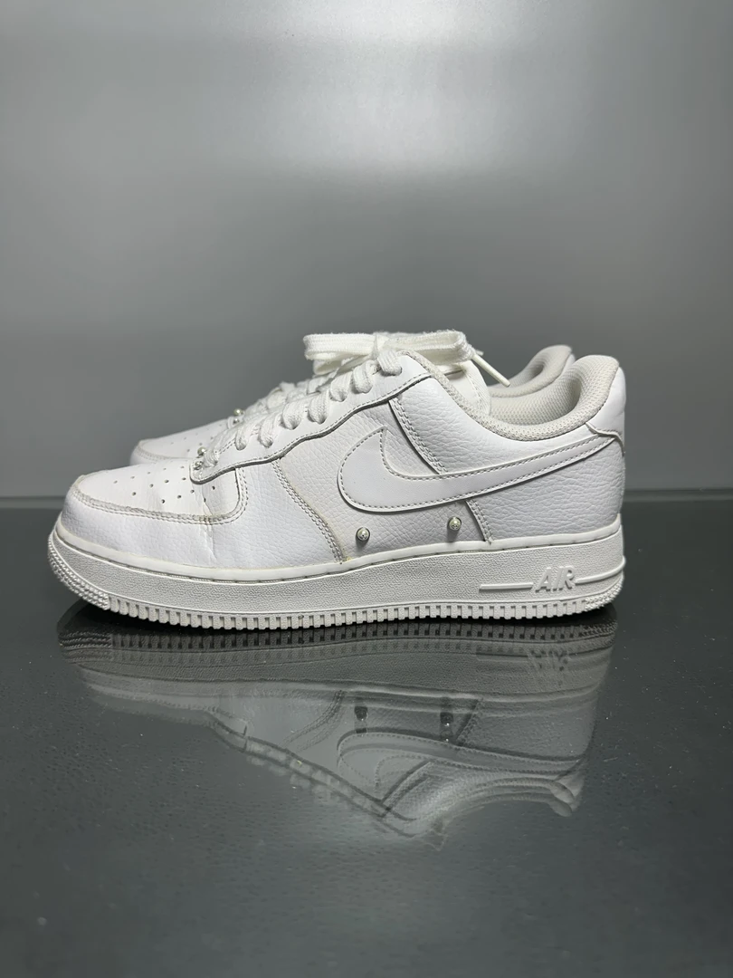 40.5码 9新 耐克Nike Air Force 1 纯白 休闲鞋 已洗护消毒 二手