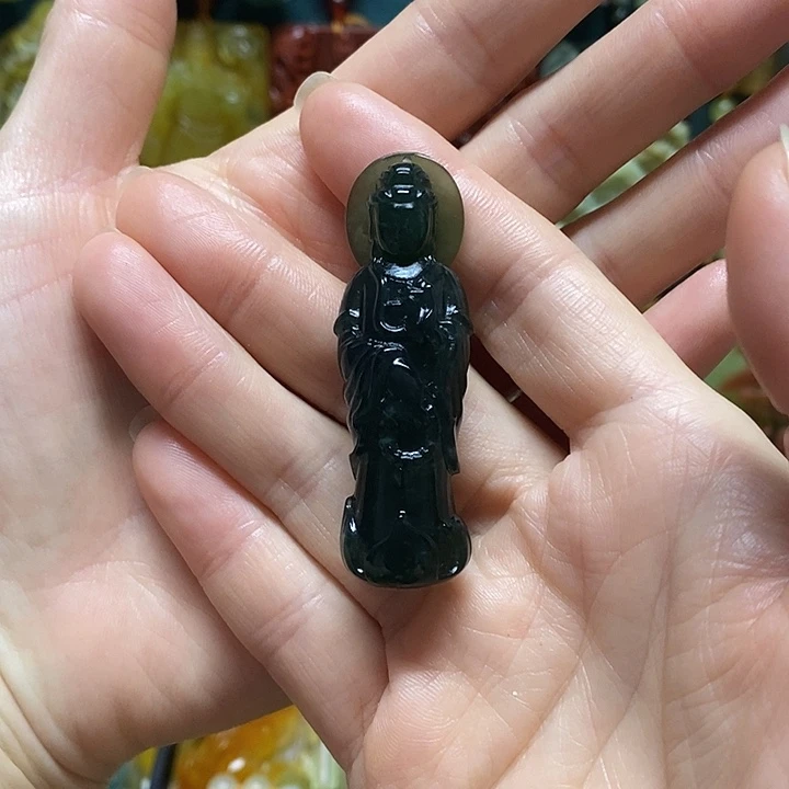 天***敌岫玉未镶嵌吊坠(赠链)