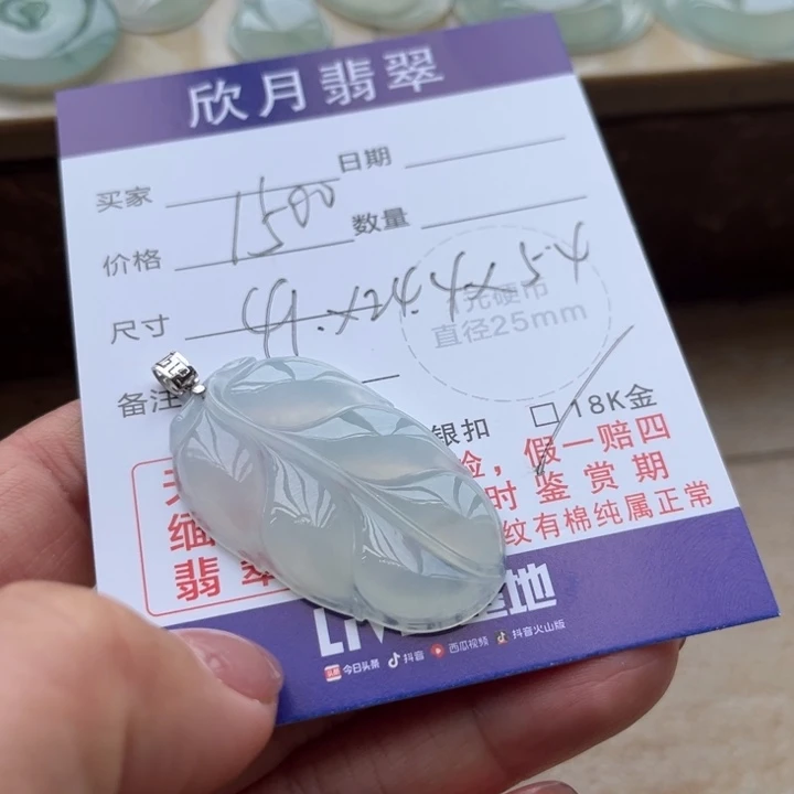 【闪购商品】翡翠颈饰未镶嵌天然