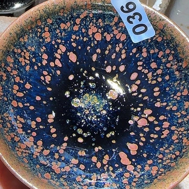 茶盏琢泥窑柴烧开窑