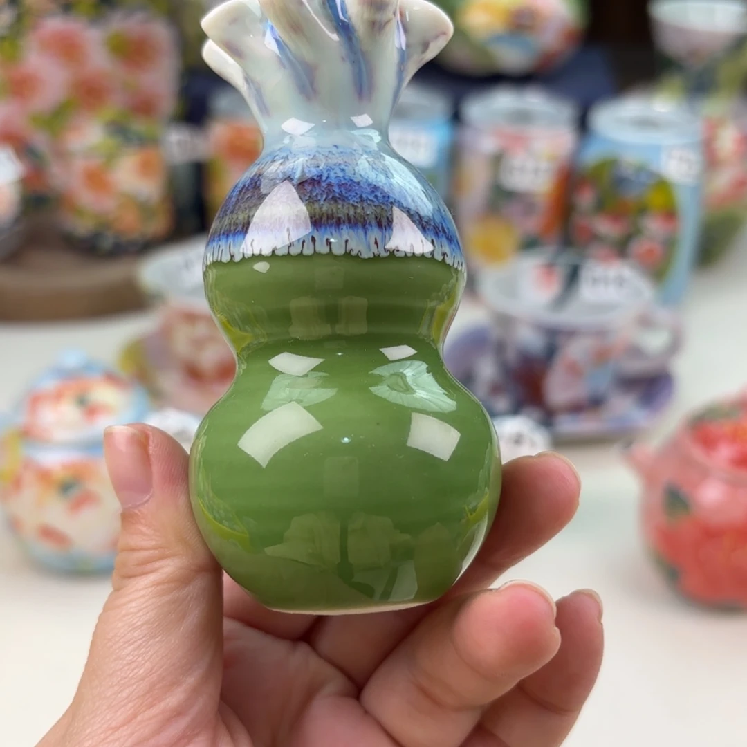 景德镇手绘高温釉下彩陶瓷茶具