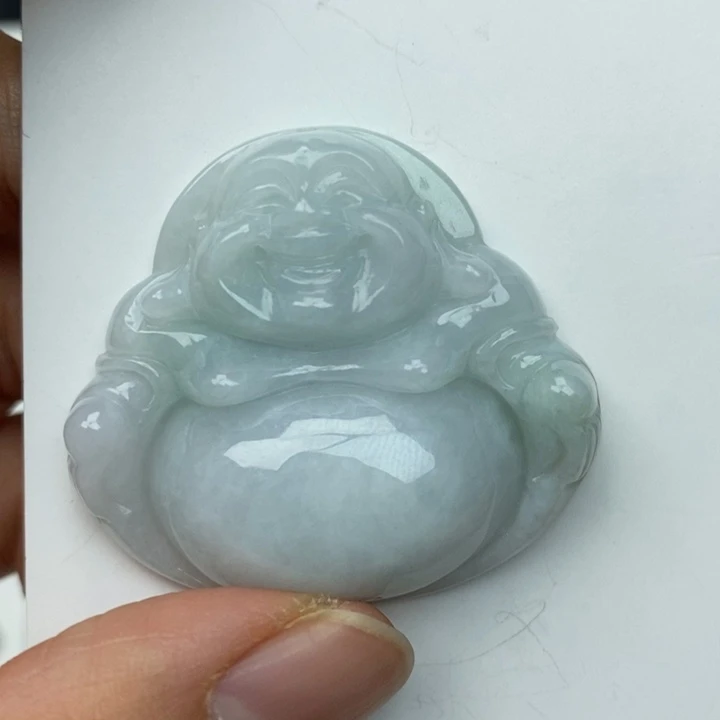 翡翠未镶嵌颈饰佛公（包容心）