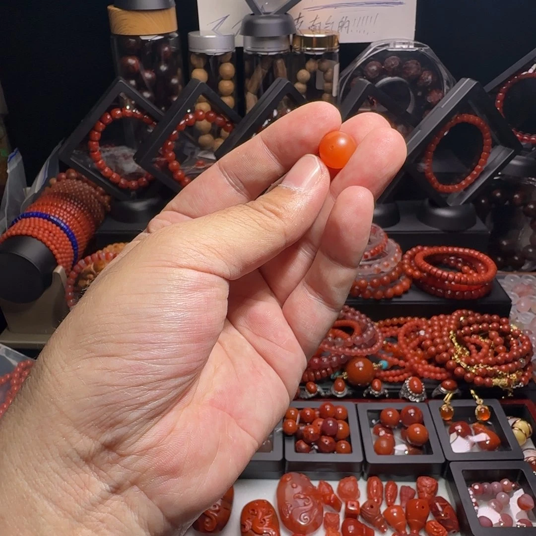 手串未镶嵌南红玛瑙哒*$