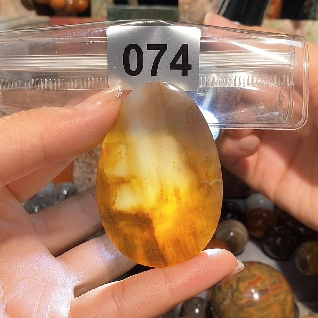 未镶嵌天然北票硅化玉吊坠硅化玉