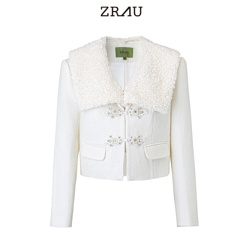 【专属】ZRAU百搭温柔白月光小香风外套91040041014