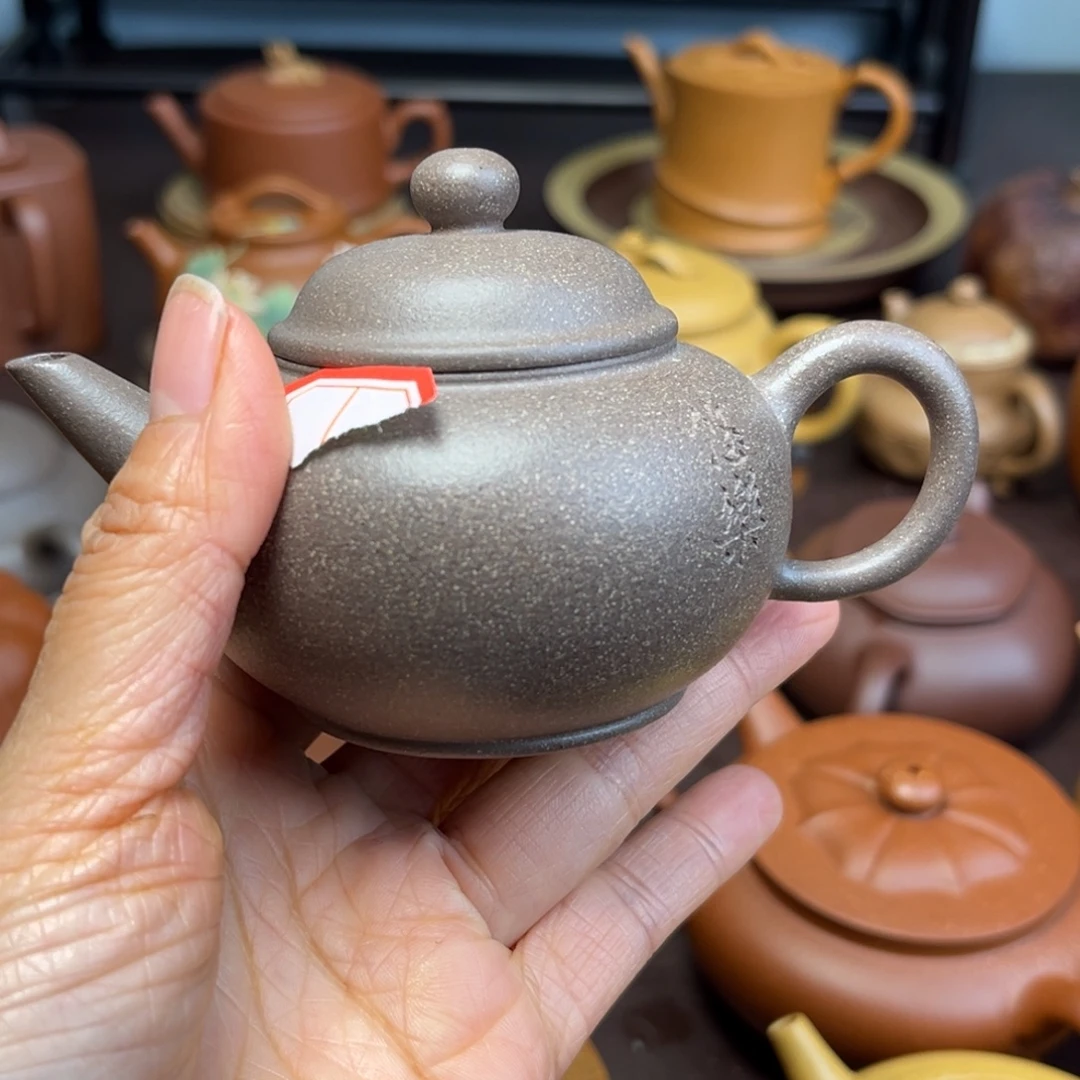 海***洋茶壶紫砂手工制作原矿紫砂