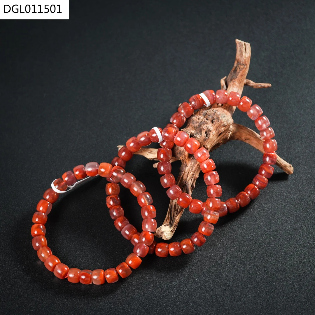 【老掌柜讲珠宝】南红直切手串8m+/多样性发货发一件 DGL011501