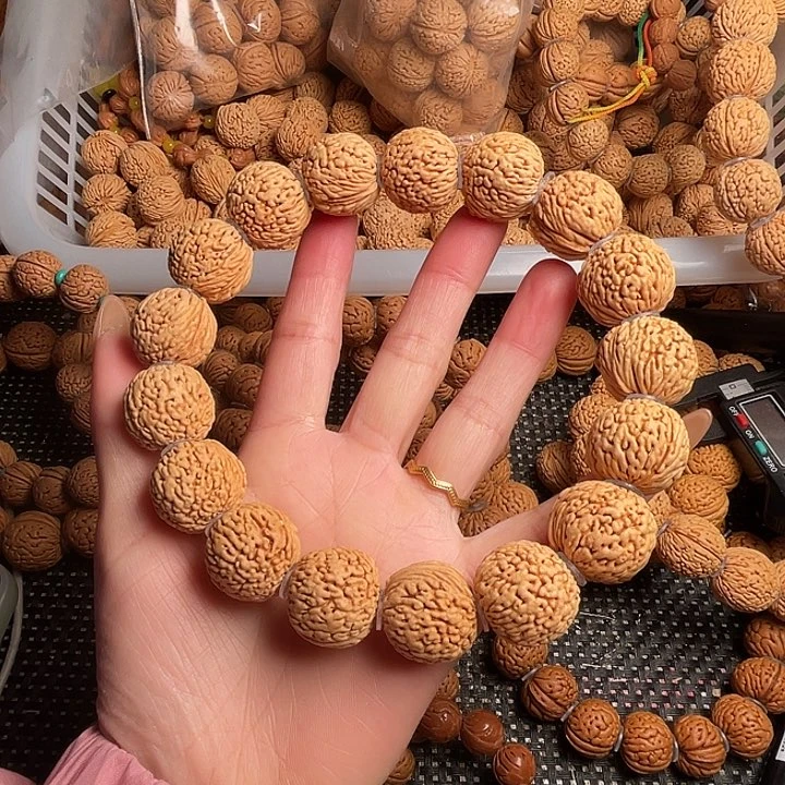 手串桃核桃核散籽和桃核手串
