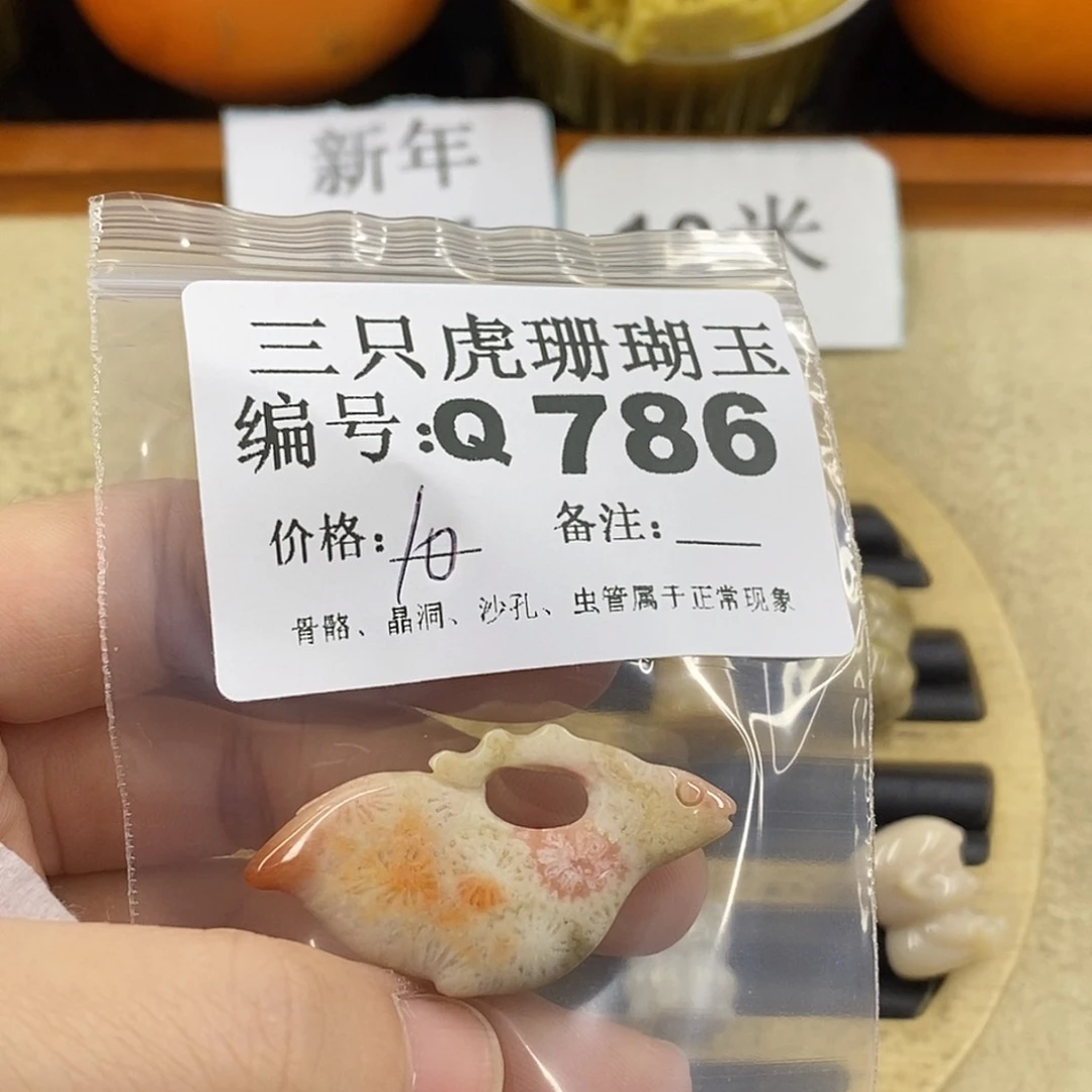 硅化珊瑚（珊瑚玉）1未镶嵌飞****圆