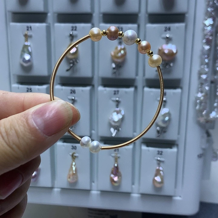 巴洛克未镶嵌淡水珍珠