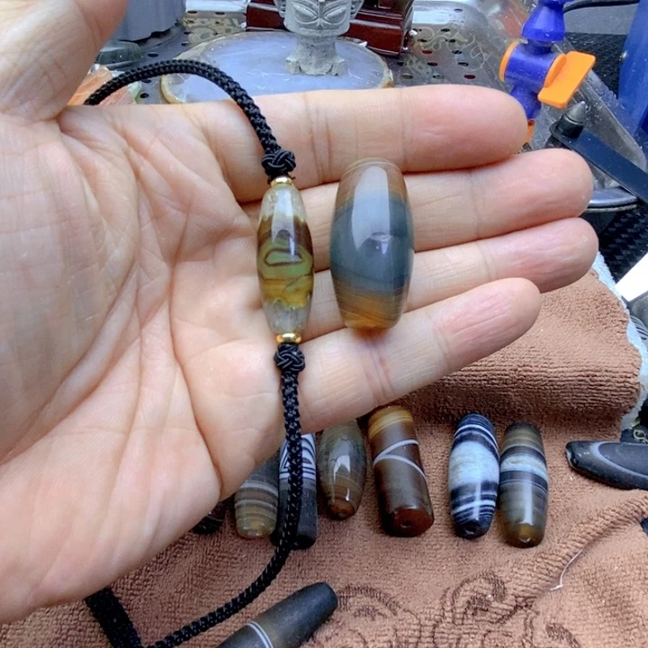 合金颈饰玛瑙/玉髓金*