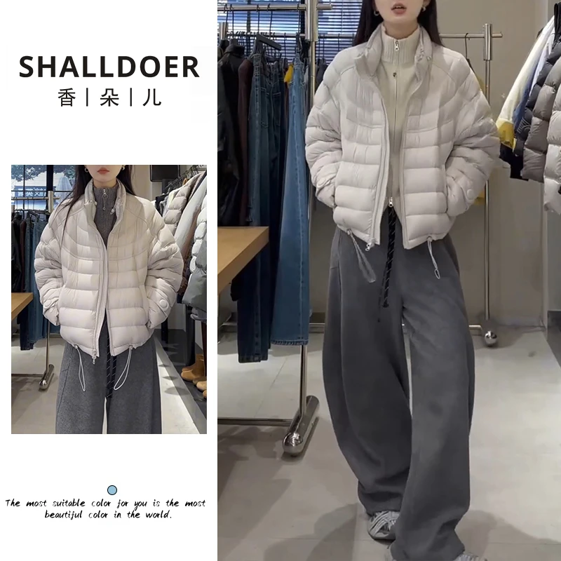 2025秋季新款立领设计感外套女韩版时尚高级感纯色小众洋气上衣