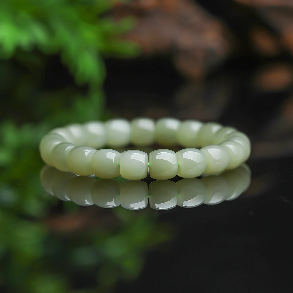 【星光村小飞TH700】和田玉晴水直切手串