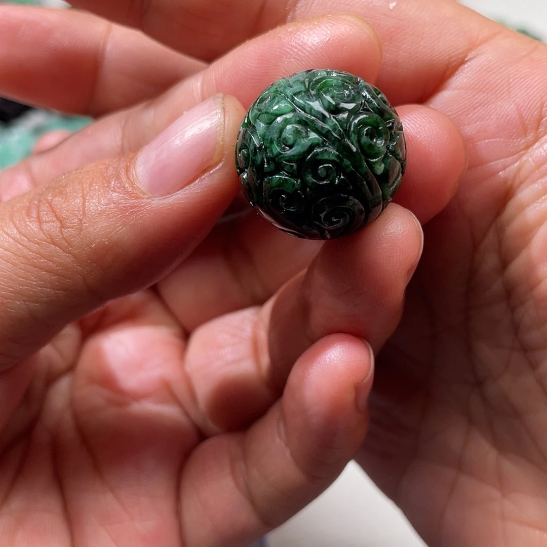 颈饰未镶嵌翡翠翡玉缘翡翠