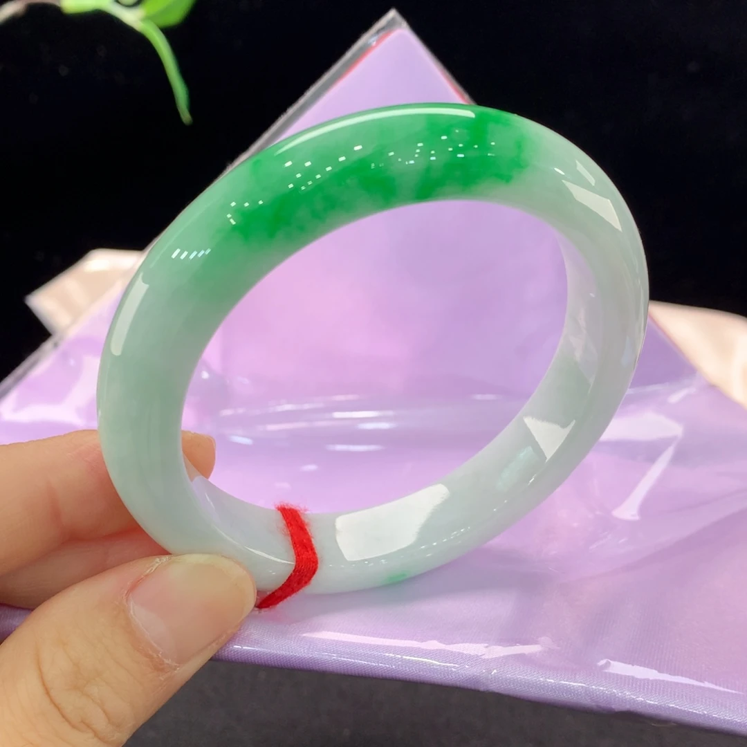 翡翠未镶嵌手镯0060