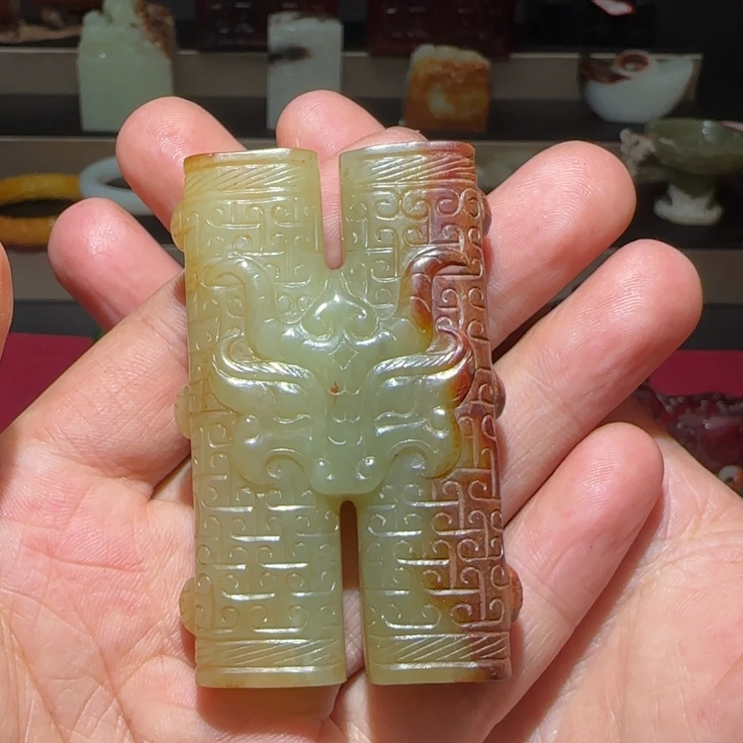 和田玉未镶嵌挂件