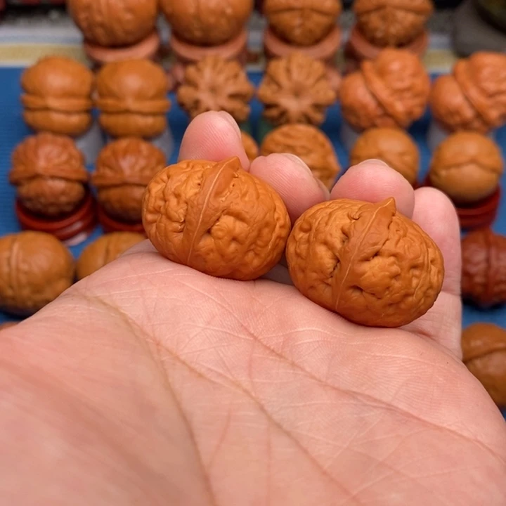 把件文玩核桃麒麟磨盘