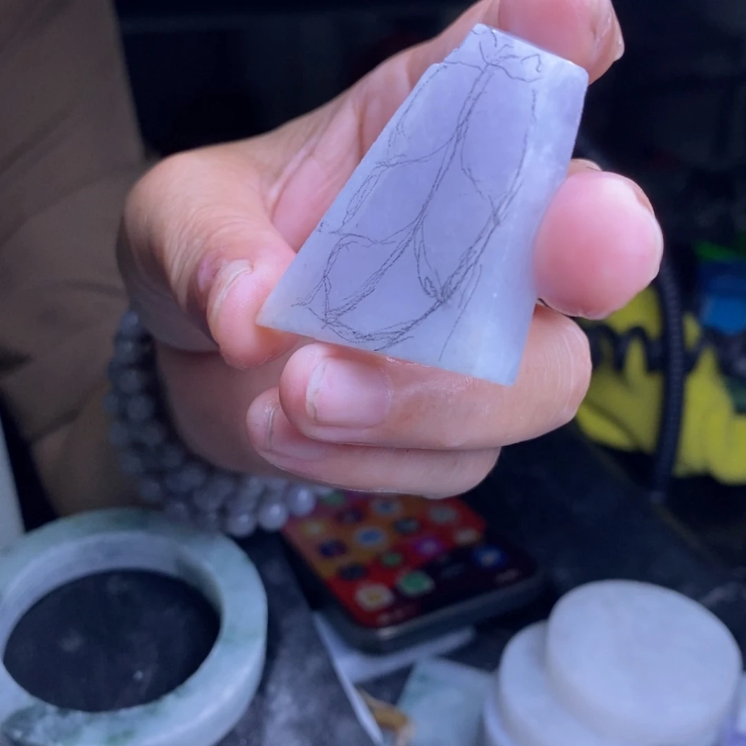 未镶嵌定制翡翠工叶子