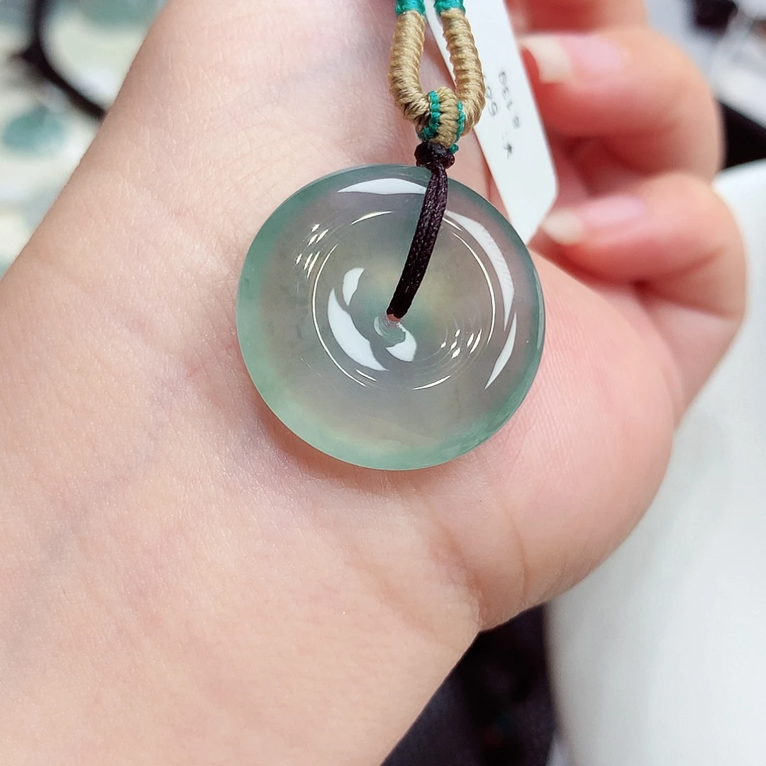 翡翠未镶嵌颈饰翡翠91，23.5/5.9