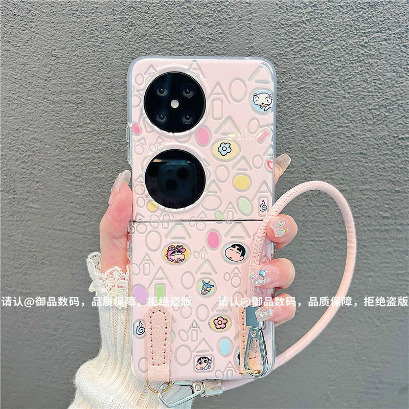 透明折叠壳适用华为荣耀/OPPO/VIVO/小米/三星手机壳华为pocket2