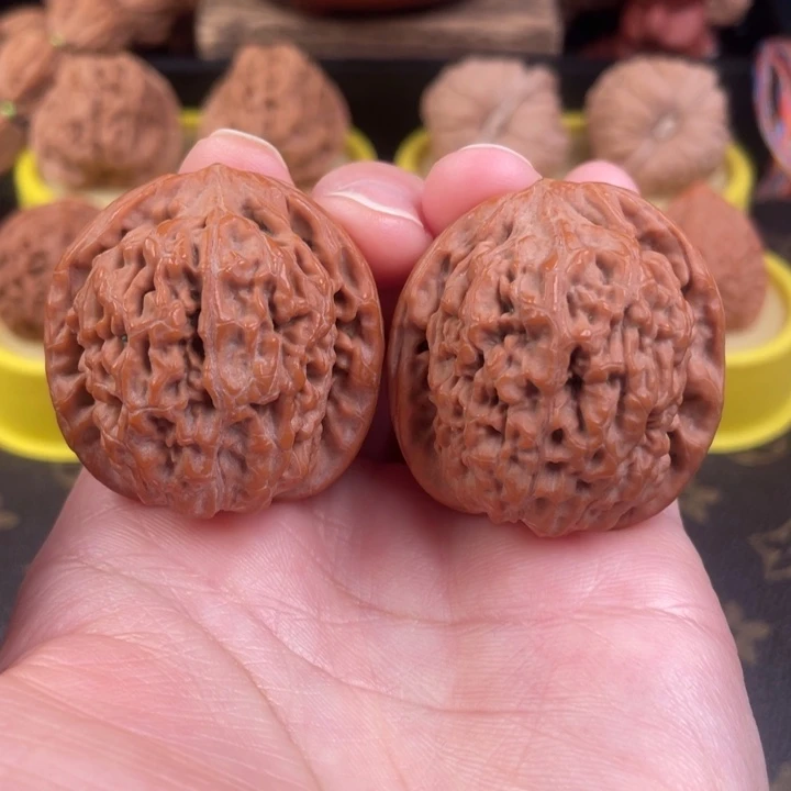 吊坠文玩核桃莲花39