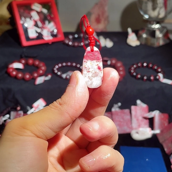 天然辰砂朱砂手机链