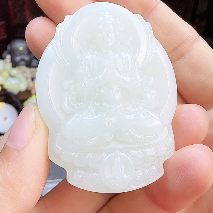 和田玉挂件未镶嵌定制发货