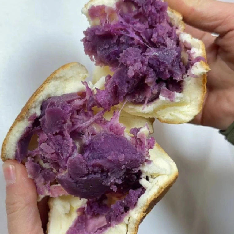 紫薯芝士云朵烤馒头小花卷馒头同城送