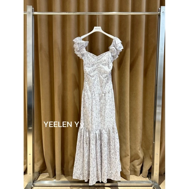 YEELEN Yy 桑茶子 法式气质显瘦时尚百搭休闲连衣裙Yy383