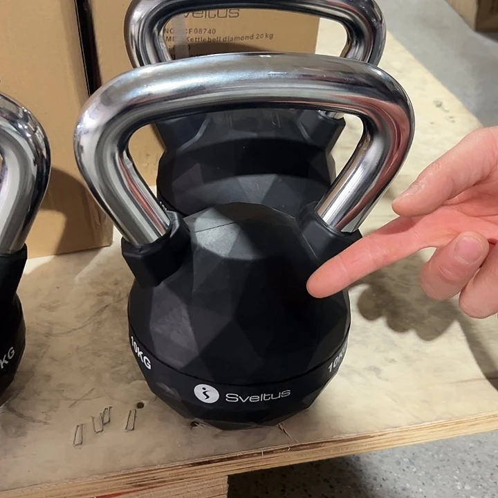 全新黑色竞技壶铃10公斤一只