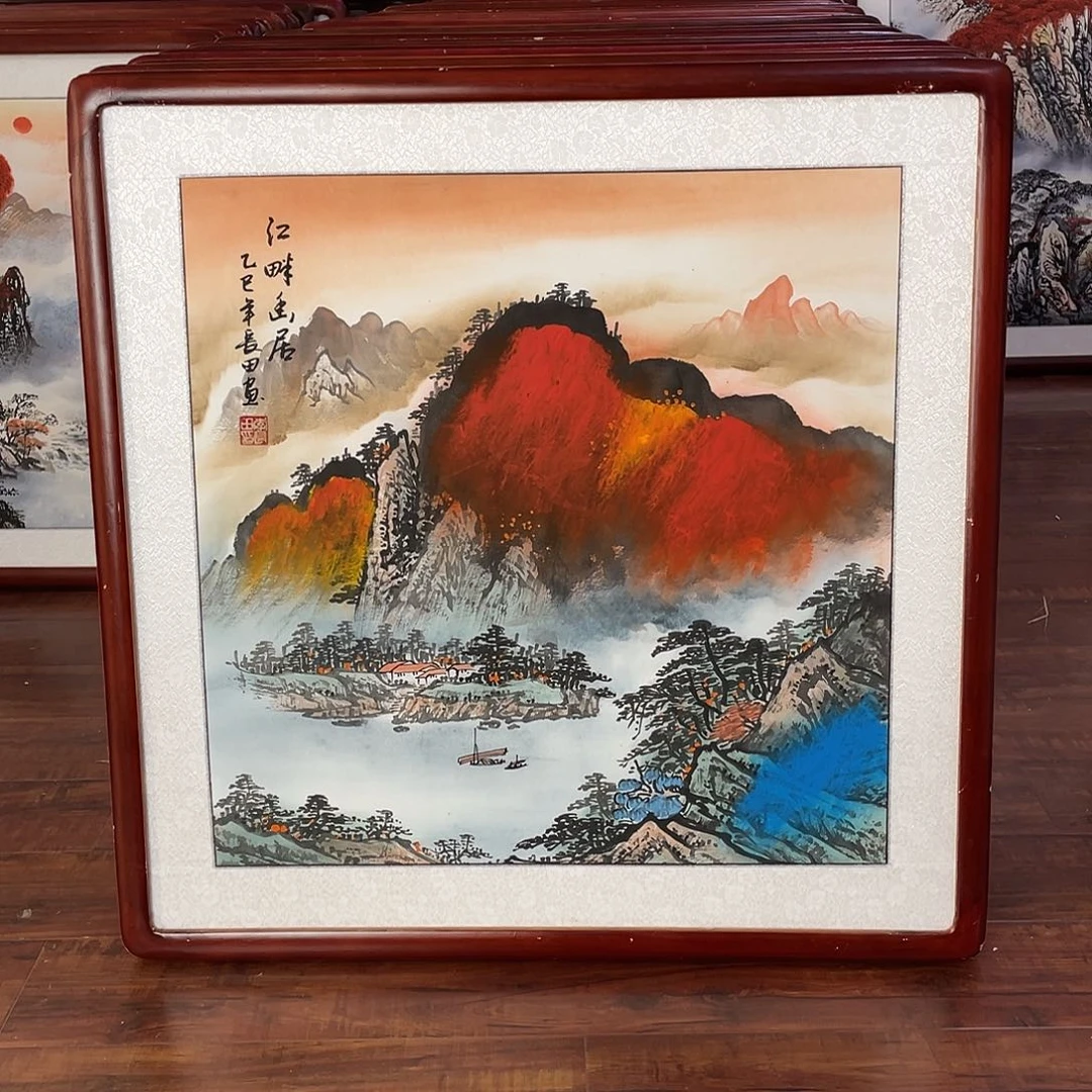 国画带框尺寸63*63厘米