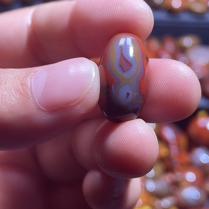 玛瑙/玉髓未镶嵌天然战国红玛瑙玉髓