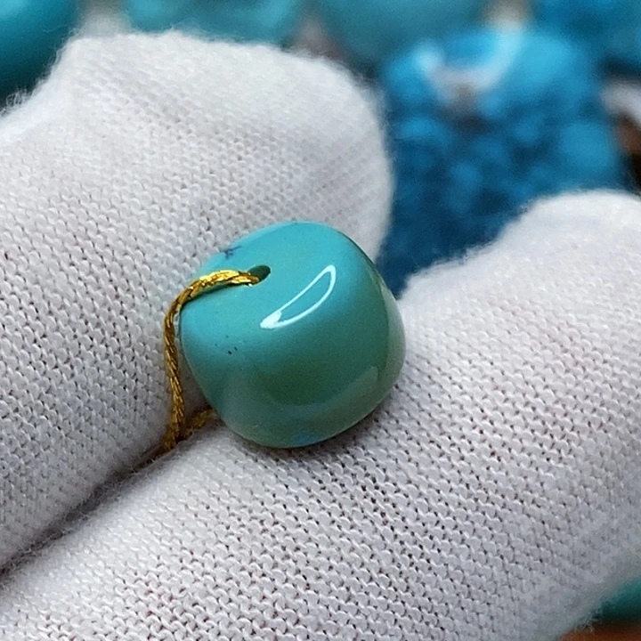 绿松石未镶嵌天然原矿 地大质检