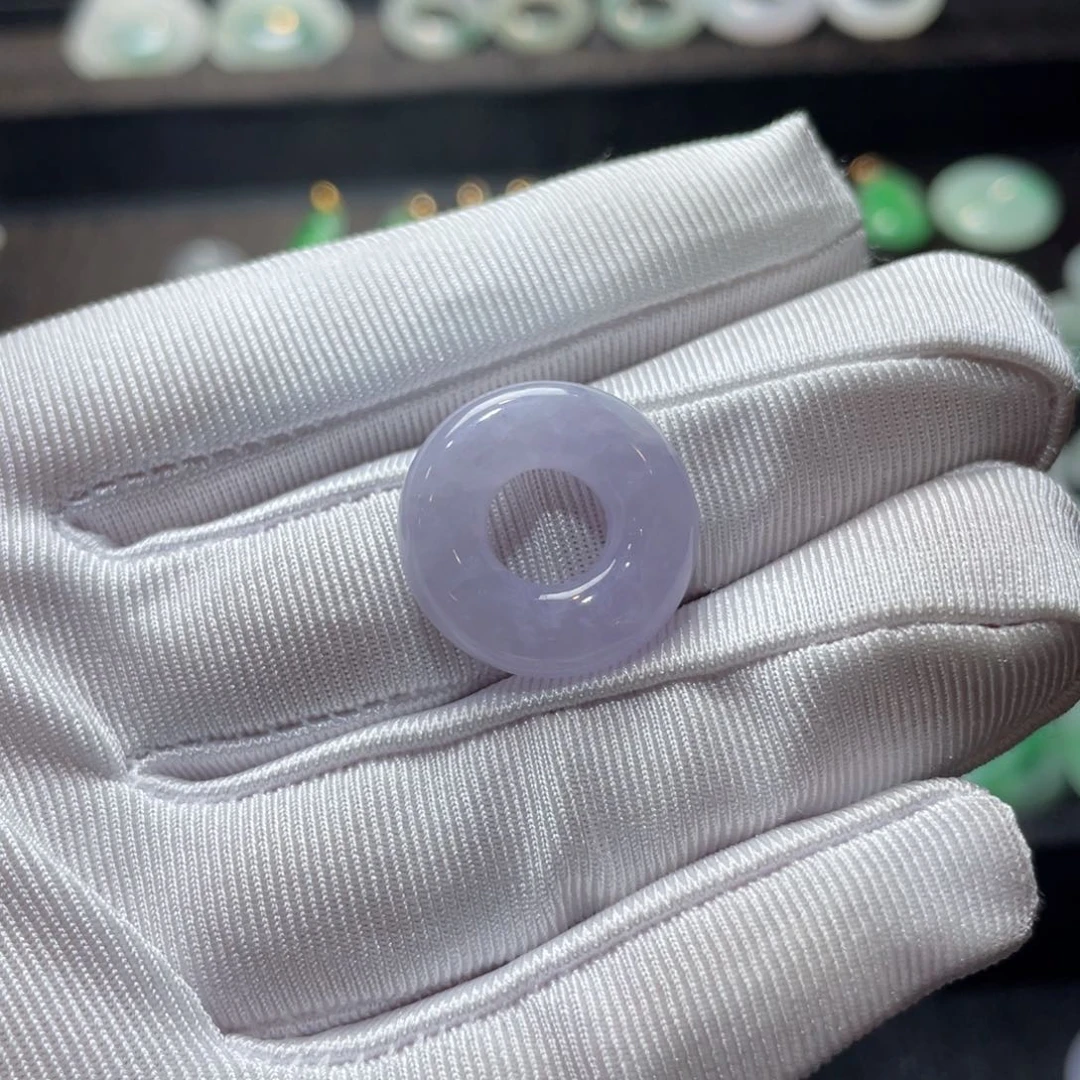 吊坠(不含链)未镶嵌翡翠X*紫色甜甜圈