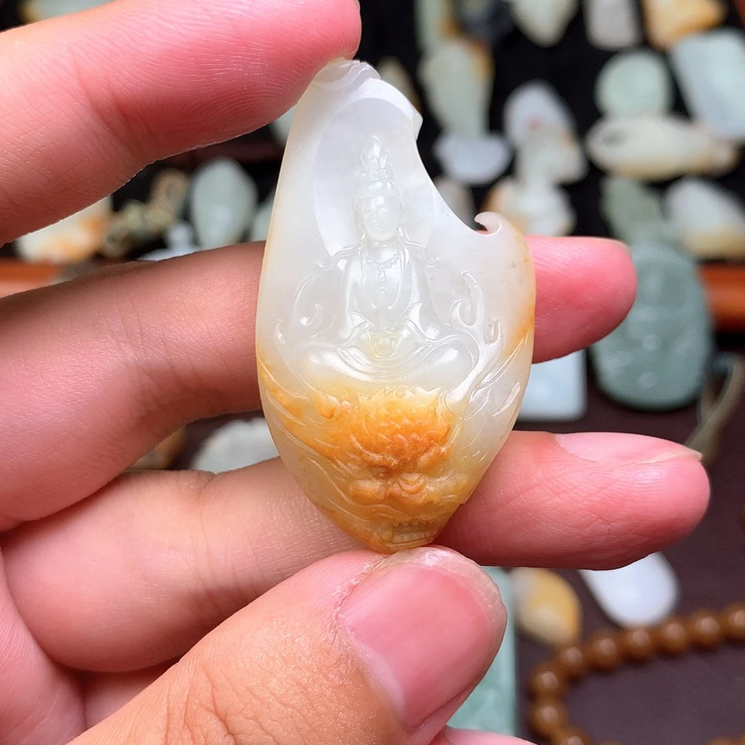 和田玉未镶嵌颈饰古*堂