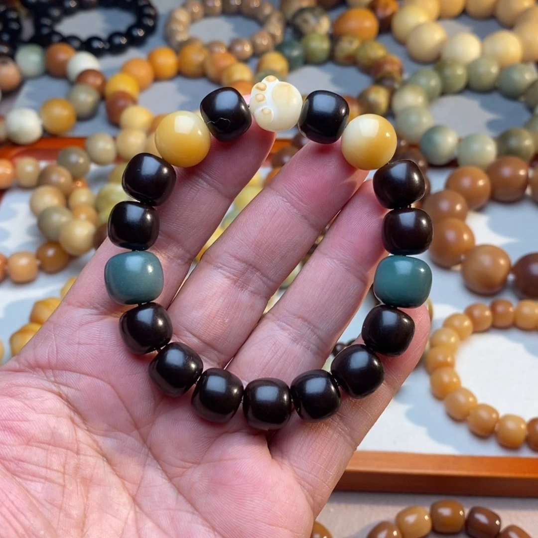 菩提根/象牙果吊坠黑色12mm