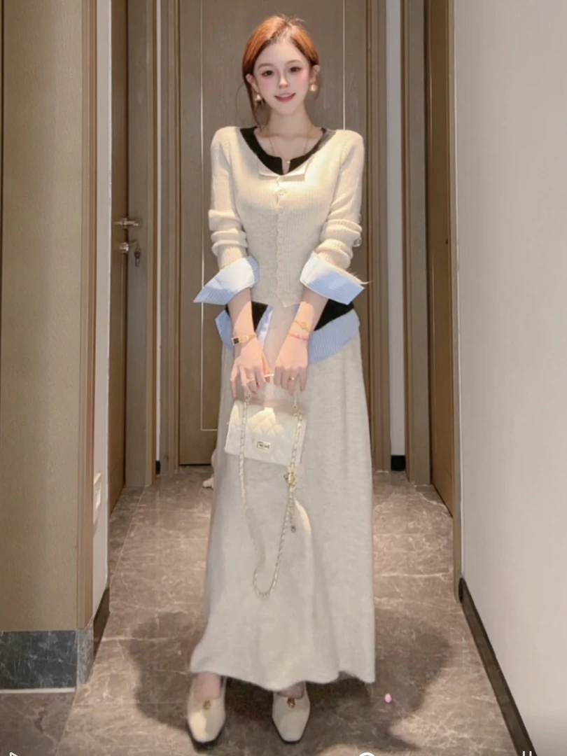 秋冬款新款时尚洋气百搭女装出游服装女拍照设计小众流行