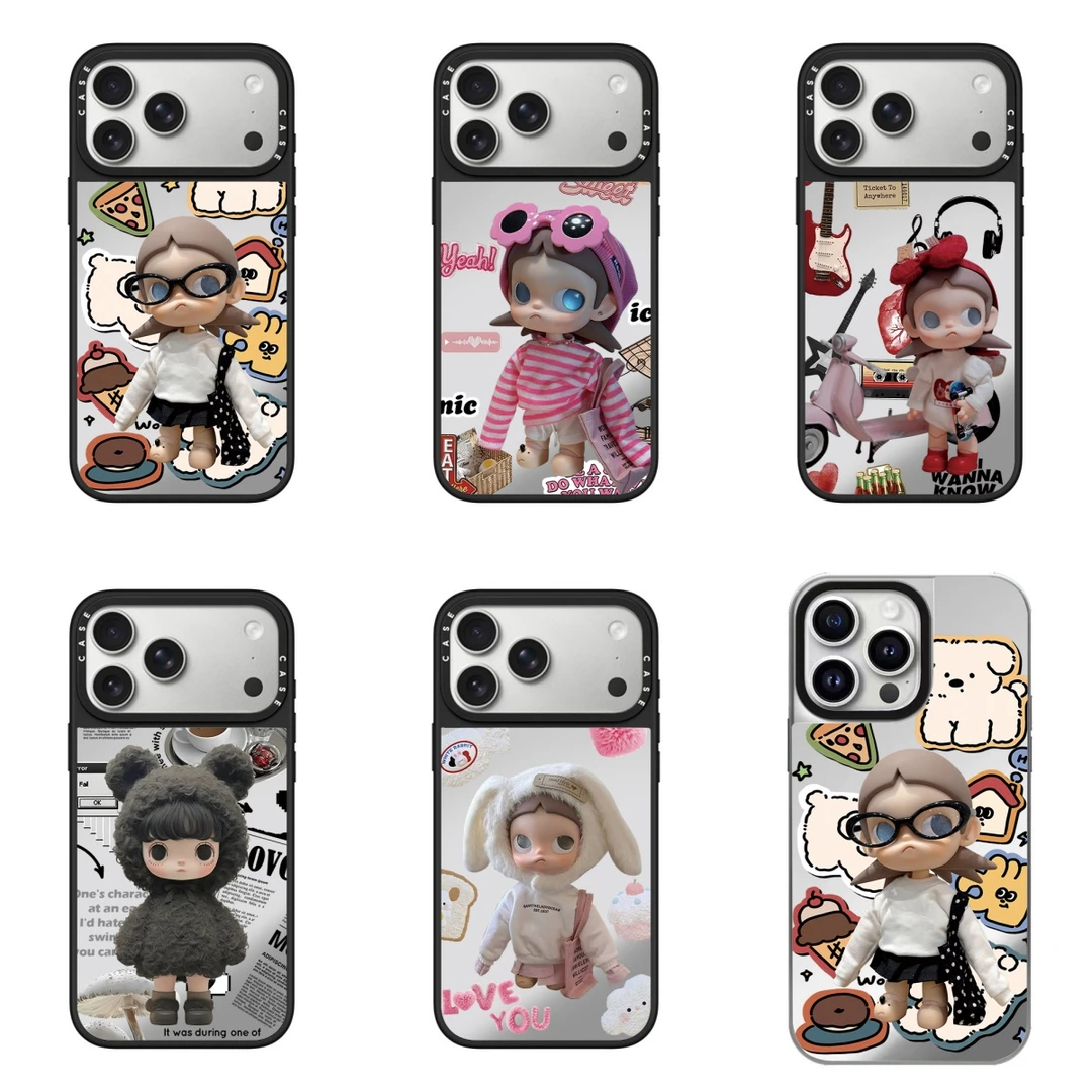 CASE联名新款女孩嘎子姐iPhone17promax手机壳适用苹果16pro磁吸1