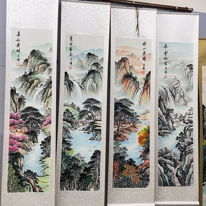 国画w老师手笔手绘作品