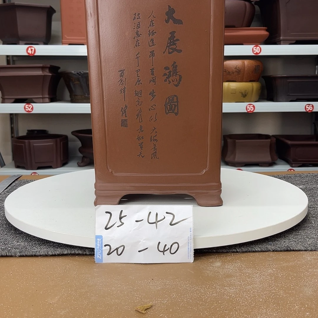 紫砂花盆早早的睡